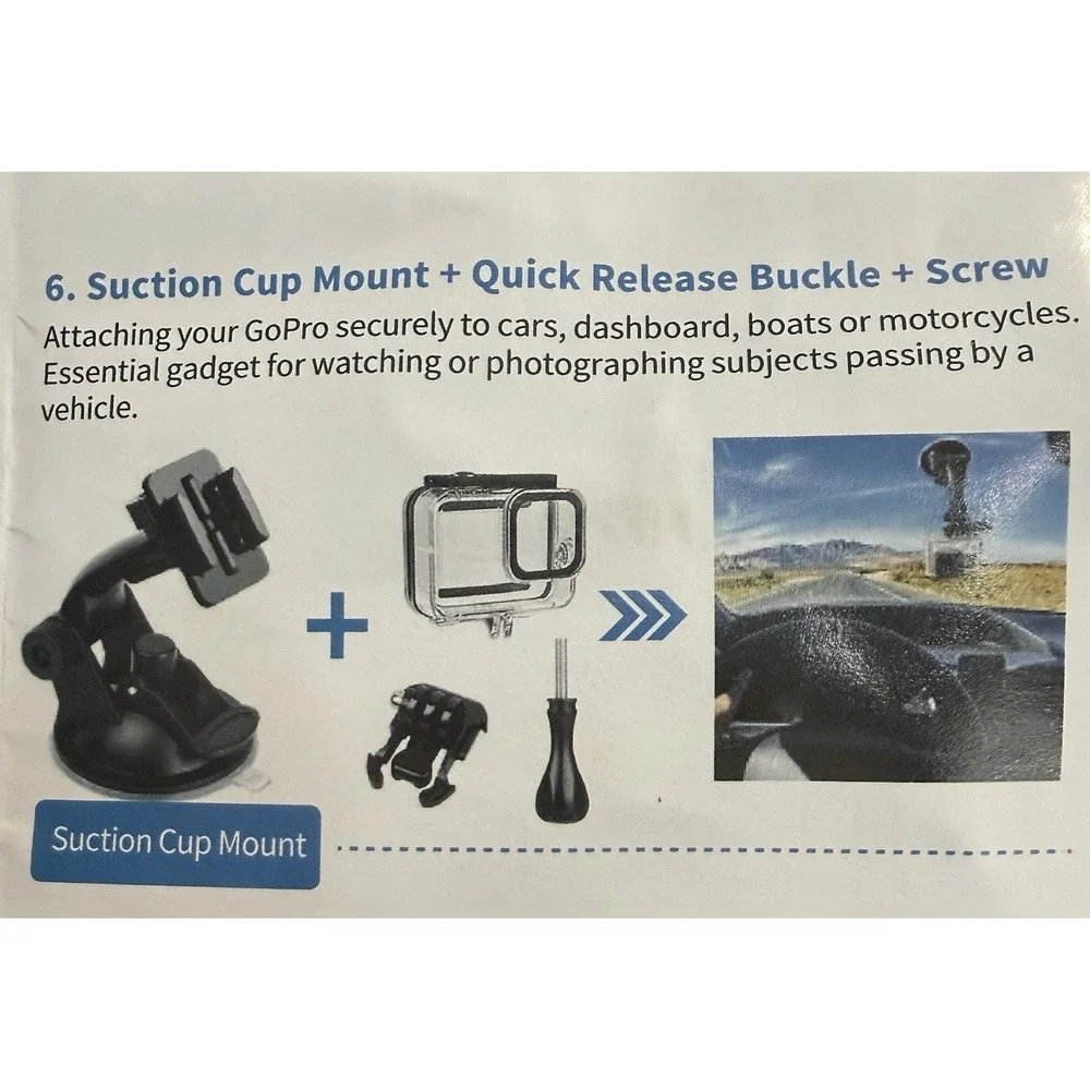 GoPro accessory bundle